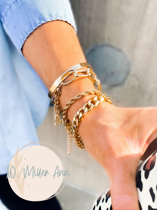 Chain Bracelet Stacks