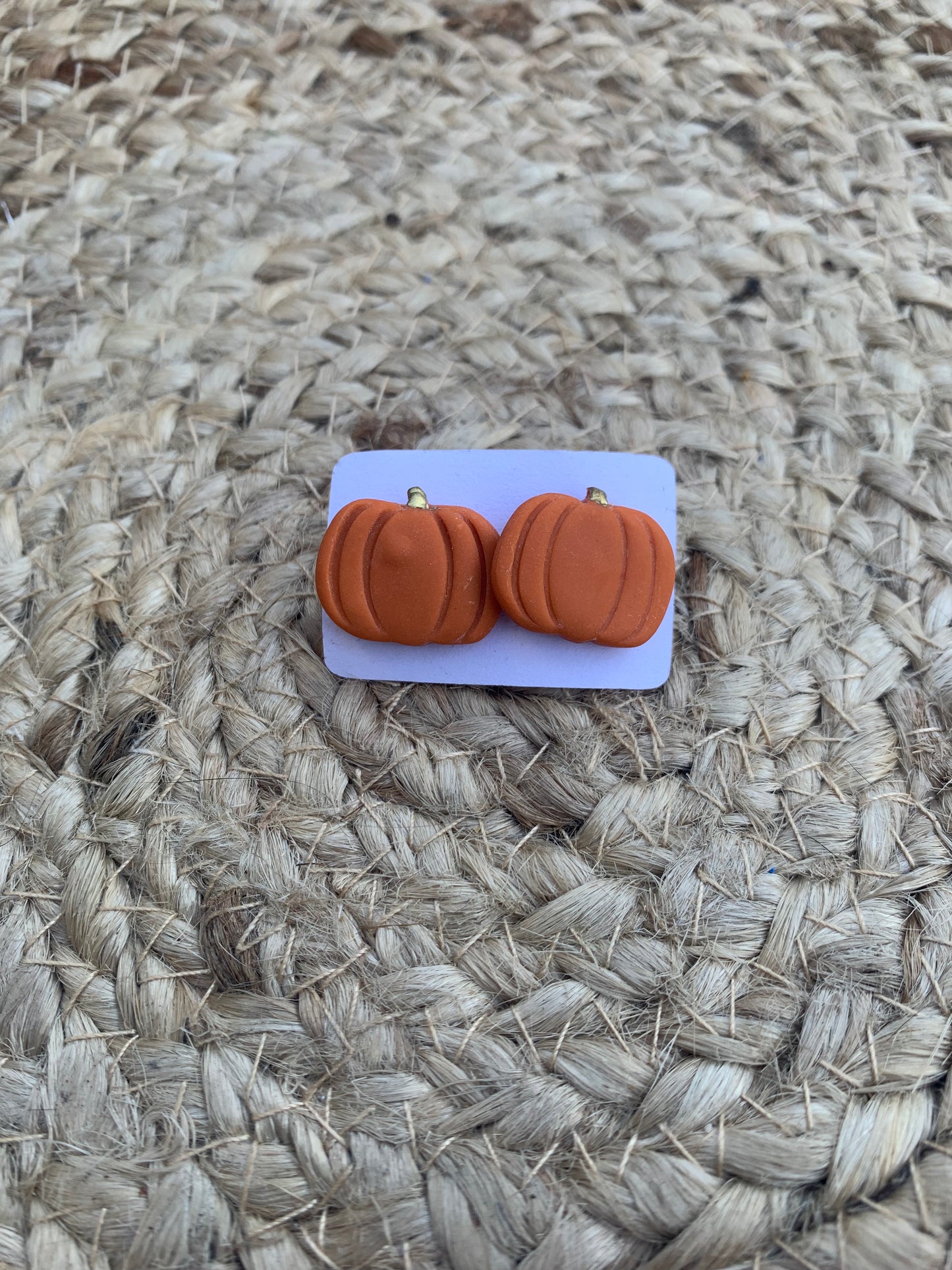 Boho Pumpkin Earrings