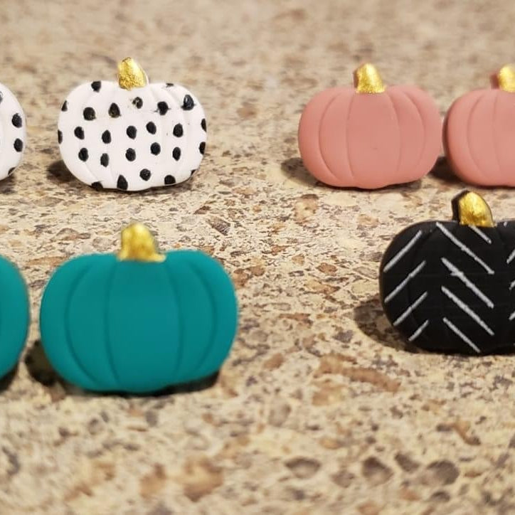 Boho Pumpkin Earrings