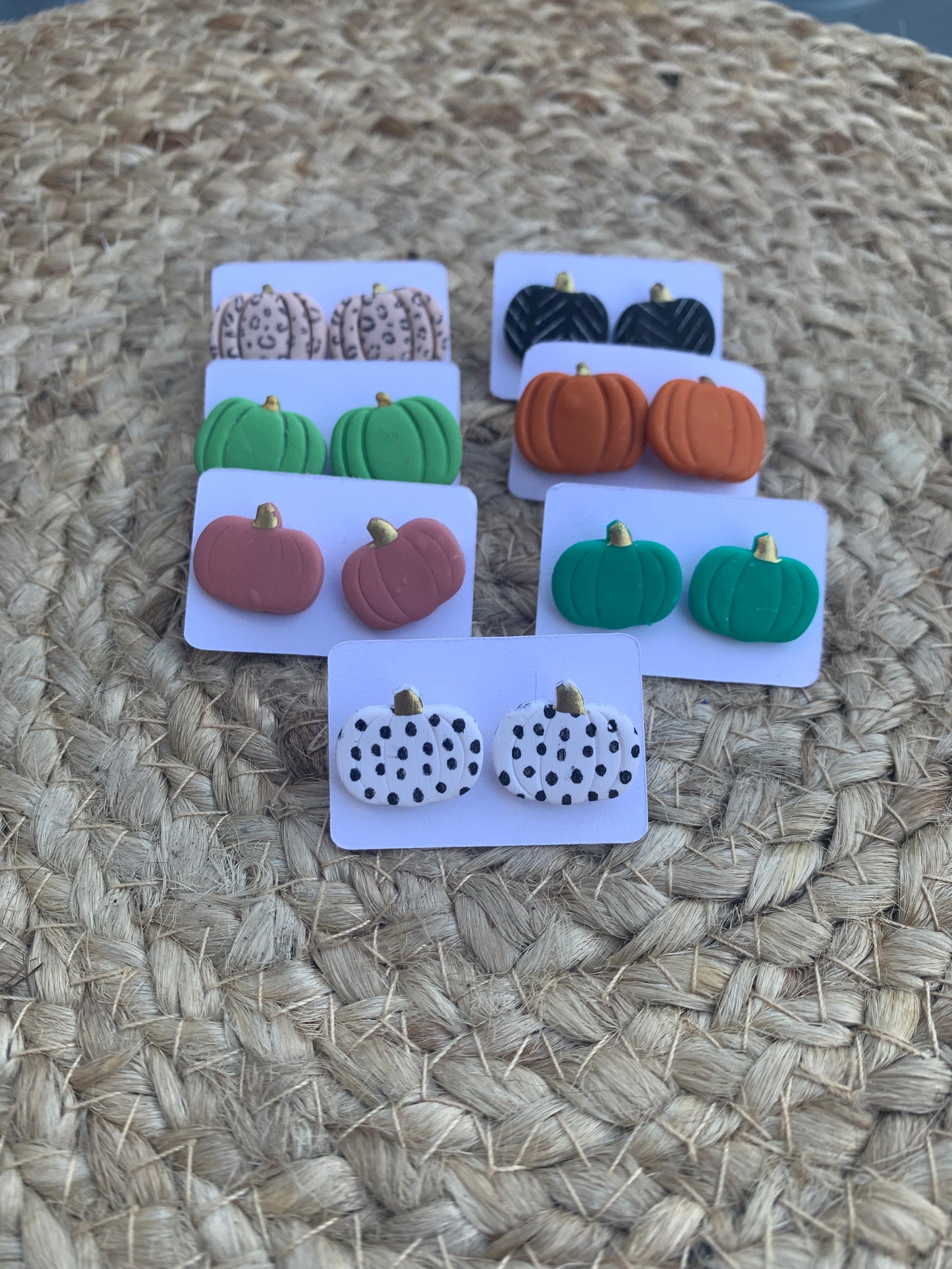 Boho Pumpkin Earrings